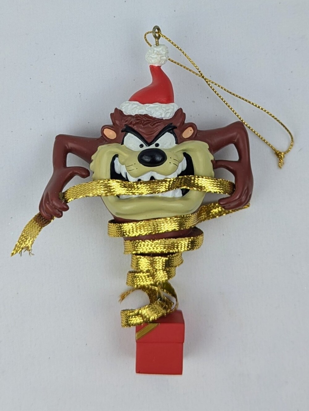 Taz Whirl Ornament 1996 Holiday Christmas Warner Bros Gift Boxed